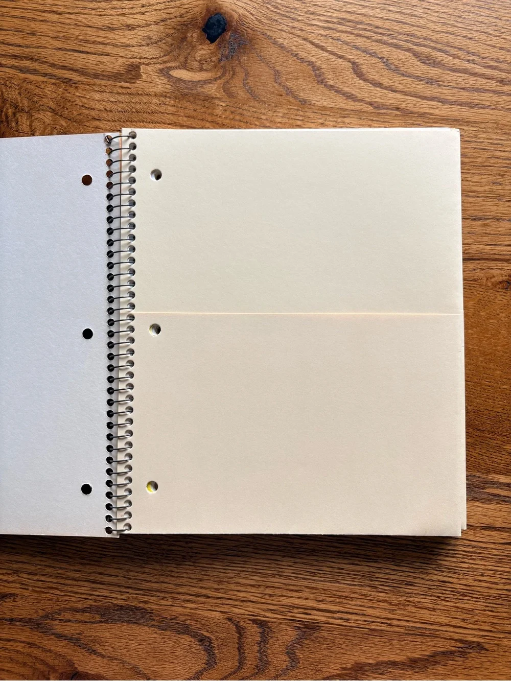 Vintage Princeton Spiral College- Ruled 3 Subject Notebook in Orange- Top Flight